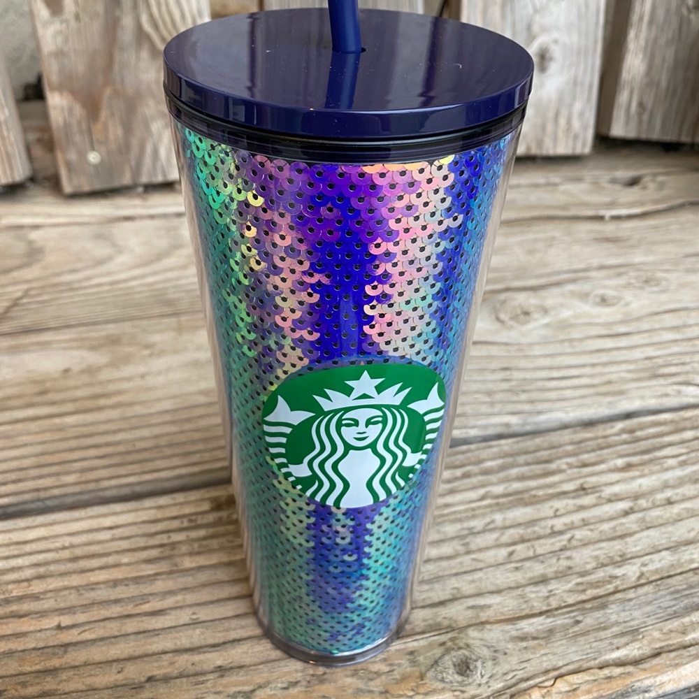 Starbucks sequins holiday release tumbler